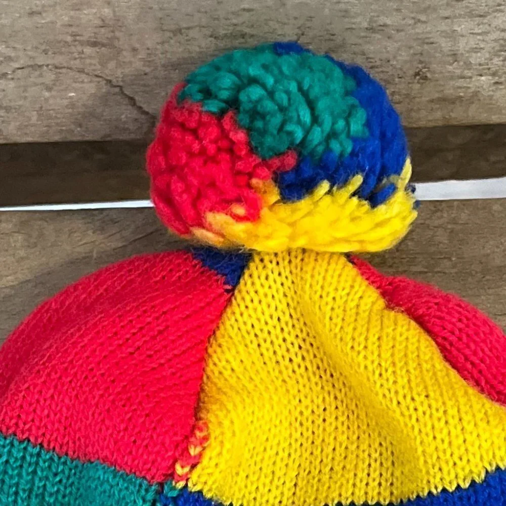 Vintage Fisher Price Baby Football Stocking Hat/Benie